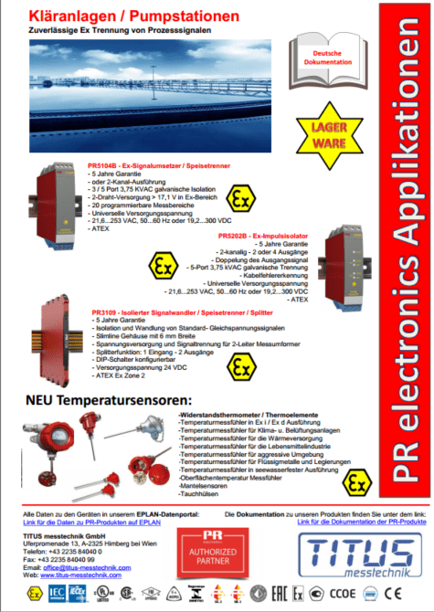 Bild Flyer Kläranlagen Pumpstationen